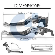 Alavanca de Freio e Embreagem CNC Ajustável para Yamaha XTZ125 (2014-2015) - Design Esportivo e Segurança - imagem 4