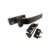 Fecho Alavanca Frontal Janela Alumínio Fermax FMA118 Preto: Segurança e Estilo para Sua Janela - imagem 1