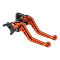 Alavancas de Embreagem e Freio Ajustáveis Laranja para Triumph Trident 660 (2021-2024) - imagem 2