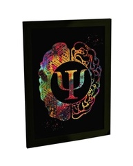 Quadro Decorativo A3 Psicologia - Símbolo Temático para Ambientes Inteligentes - imagem 2