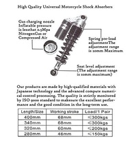 Amortecedores Traseiros Universais 320mm Mallofusa: Performance e Estilo para sua Moto - imagem 5