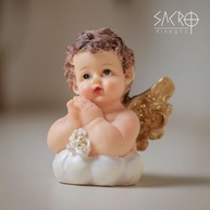 Anjo Anjinho Baby 7cm em Resina - Imagem Sagrada para Decoração Infantil - imagem 4