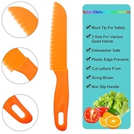 Conjunto de 6 Facas de Cozinha Seguras para Crianças - Nylon Resistente, Antiaderente e Lavável - imagem 5