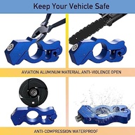 Trava Antirroubo Vofstand para Moto: Segurança CNC Heavy Duty para Acelerador e Freio - imagem 5