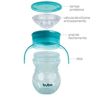 Buba Copo 360º com Alça Verde - Seguro, Atóxico e Antivazamento para Bebês - imagem 5