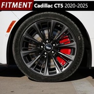 Capas de Pinça de Freio AOOA Vermelhas para Cadillac CT5 2020-2025 - Estilo e Segurança em Alta Performance - imagem 4