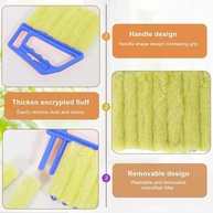 Escova de Limpeza Multiuso para Persianas e Ar Condicionado - Azul Removível - imagem 5