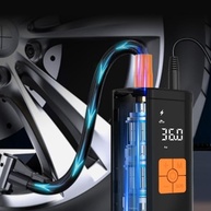 Mini Bomba de Ar Portátil 150psi YWBL-WH: Inflador Digital LED para Carros, Motos e Bolas - imagem 5