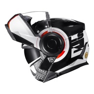 Capacete Escamoteável LS2 Scope Arch Robocop: Segurança e Estilo para Sua Pilotagem! - imagem 1