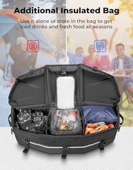 Bolsa de Carga KEMIMOTO X3: Armazenamento Expansível e Seguro para seu UTV/ATV - imagem 4