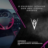 V8 Perfumador de Ambientes para Carro em Sachê - Aroma Morango Rosa - imagem 4
