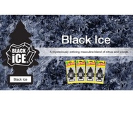 Little Trees Black Ice: Aromatizante Premium para Carro - Kit 4 Unidades - imagem 3