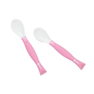Colher Articulável Classic Rosa - Dobrável, Ergonômica e Sensível ao Calor para Bebês - imagem 4