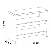Sapateira Organizadora com Assento Safira - Design Moderno e Prático para Entrada e Quarto - imagem 2