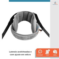 Apoio de Cabeça para Bebê em Assento de Carro - Conforto e Segurança em Viagens (Preto) - imagem 4
