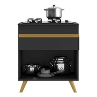 Balcão de Cozinha para Cooktop 70 cm Multimóveis Veneza GB - Design Moderno com 1 Porta e 1 Gaveta - imagem 5