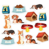Adesivo Cachorros Antiderrapante para Piso de Banheiro - 14 Unidades com Design Divertido e Segurança Confiável - imagem 2