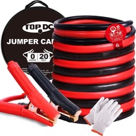 Cabos de Bateria TOPDC 0 Gauge 30 Pés 1000A: Potência e Segurança para seu Veículo - imagem 1