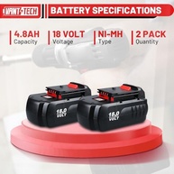 VANTTECH: 2 Baterias 18V 4.8Ah Ni-Mh para Porter Cable - Potência e Durabilidade! - imagem 3