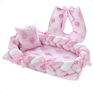 Almofada de Amamentação com Ninho Redutor Rosa - Conforto e Segurança para Bebês - imagem 2