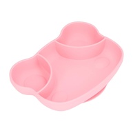 Prato de Silicone com Ventosa para Bebês - Seguro, Divertido e Ideal para Autoalimentação (Sapo Rosa) - imagem 1