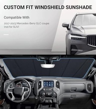 Para-brisa Refletivo para Mercedes-Benz GLC Coupe 2017-2023 | Película de Alumínio com Proteção Solar Máxima - imagem 3