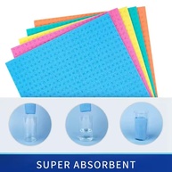 Kit 12 Pano Esponja de Celulose para Limpeza Multiuso - Alta Absorção e Biodegradável - imagem 5