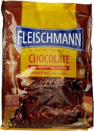 Mistura Para Bolo Fleischmann Chocolate 390G - imagem 1