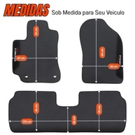 Jogo de Tapetes Automotivos em Borracha para Corolla 2018-2019: Proteção e Estilo com Logo Bordado (3 Peças) - imagem 5