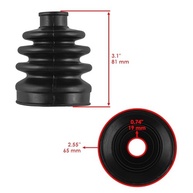 Kit Bota CV Eixo Dianteiro Caltric para Yamaha Big Bear 350 YFM350FW 4x4 (1987-1997) - Proteção e Durabilidade Essenciais - imagem 3