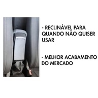 Apoio de Braço Courvin Grafite para Tr4 (2002-2015+) com Porta Objetos e Fechamento Magnético - imagem 3