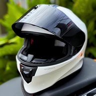 Capacete Mormaii Original Fechado Branco Brilho - Segurança e Estilo para Motociclistas - imagem 4