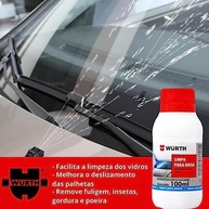 Limpador de Para-brisa Wurth 100ml: Visibilidade Cristalina para Seu Carro - imagem 3