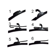 Par de Palhetas Limpador Para-Brisa em Silicone para Mitsubishi Outlander (2014-2019) - Encaixe Tipo Gancho - imagem 5