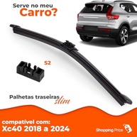 Palheta Limpadora Para-Brisa Traseiro Vigia Volvo XC40 (2018-2024) - 14" Slim Silicone - imagem 4