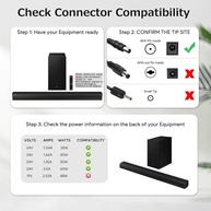 Carregador Adaptador HKY 24V AC para Soundbar Samsung HW-J/K/M/H Series - Cabo de Alimentação Original - imagem 5