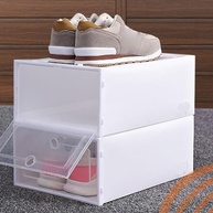Kit 10 Caixas Organizadoras para Sapatos Empilháveis - Transparente e Compacto - imagem 5
