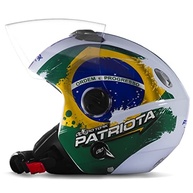 Capacete Aberto Pro Tork New Atomic Patriota Branco/Verde - Segurança e Estilo para Você! - imagem 2