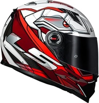 Capacete LS2 FF358 Xdron Preto e Vermelho - Segurança e Estilo para Sua Pilotagem - imagem 2