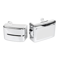 Capa Carenagem Lateral Bateria Cromada para Harley Dyna Fat Bob, Super Glide, Wide Glide, Street Bob (2006-2017) - imagem 1