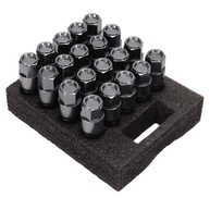 Parafusos de Roda M14x1.5 Estendidos (20un) - Segurança e Estilo para Seu Carro (Cor Titânio) - imagem 1