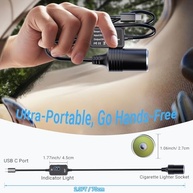 Adaptador USB C para Isqueiro 12V 36W PD 3.0: Energia Inteligente para seu Carro - imagem 3