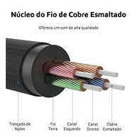 UGreen Extensão P2/P3 4 Vias: Liberdade para Fone e Microfone no Celular e Notebook - imagem 4