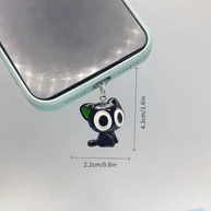 Plug de Poeira Gatinho Cute: Proteção e Estilo para Celular - imagem 3