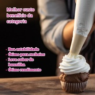 Chantilly Norcau Chanty, Cobertura e Recheio para Bolos, 1L, Puratos - imagem 4