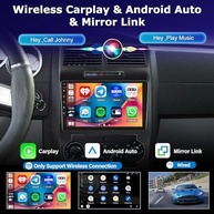 Central Multimídia Android 15 9" IPS para Dodge Charger/Magnum 2005-2007: Carplay Sem Fio, 4GB RAM + 64GB ROM, GPS, 5G - imagem 5