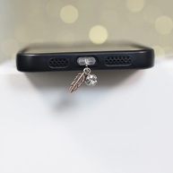 Charme para Celular: Pendentes de Vidro Crystal - imagem 3