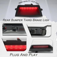 Luz de Freio LED Traseira Central Preta para Chrysler 300/300C (2005-2007) - Segurança e Estilo Aprimorados - imagem 4