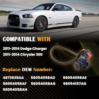 Câmera de Ré ChaoTianxia para Dodge Charger & Chrysler 300 (2011-2014) - Visão Clara e Segura - imagem 3