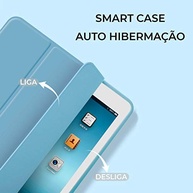 WB Capa iPad 7a, 8a e 9a Geração 10.2″ - Premium Slim Antichoque com Compart. para Pencil - Azul Claro - imagem 3